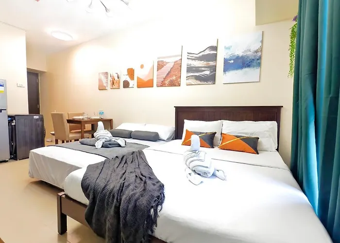 2720t2 Avida Riala It Park Newly Furnished Unit Queen Bed Apartment